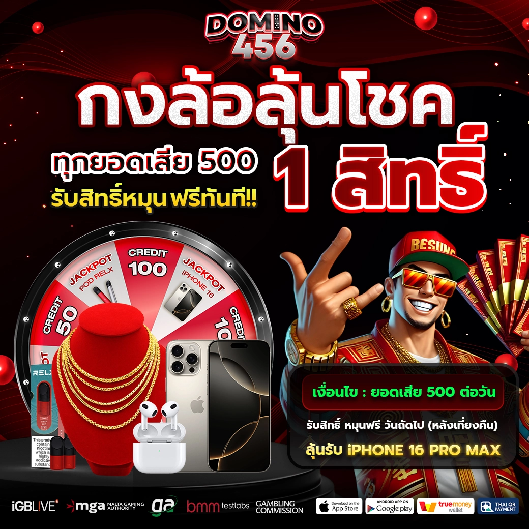 PROMOTION DOMINO456 กงล้อ